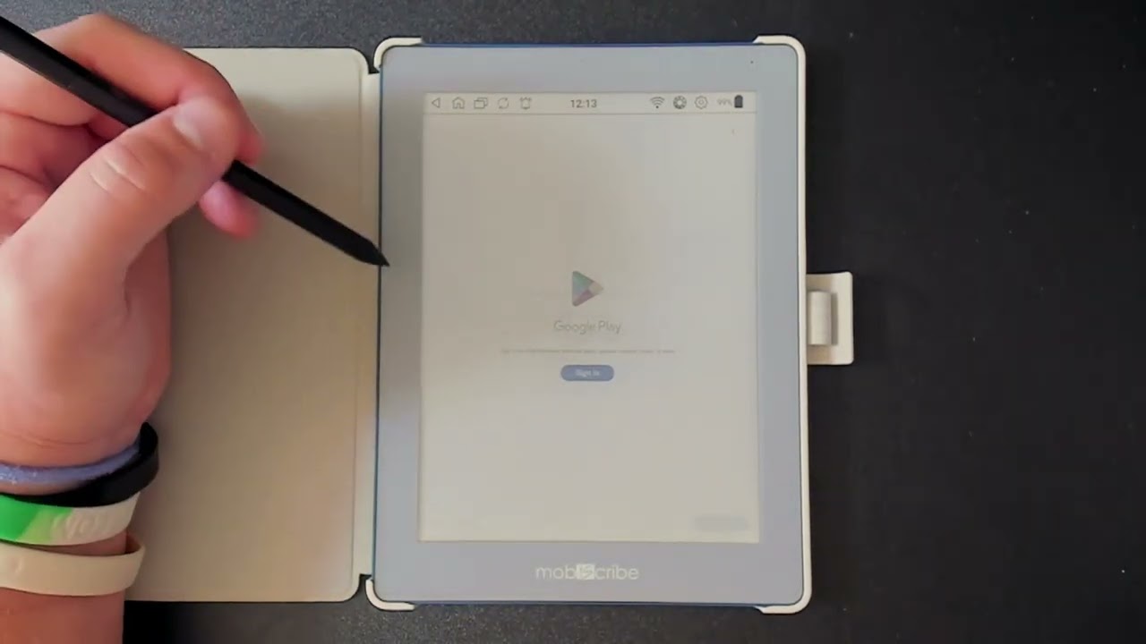 Setting Up the Google Play Store On the MobiScribe Wave Color
