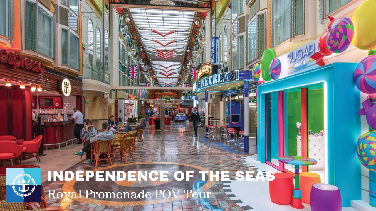 Independence of the Seas Royal Promenade Tour POV | Royal Caribbean