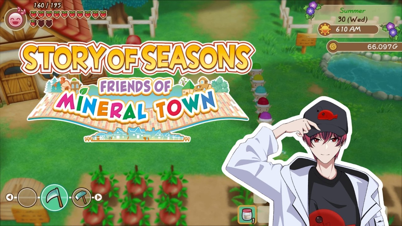 【 STORY OF SEASON : FRIENDS OF MINERAL TOWN 】 berkebun yeay  【 Lophius Toru - VTUBER INDONESIA 】