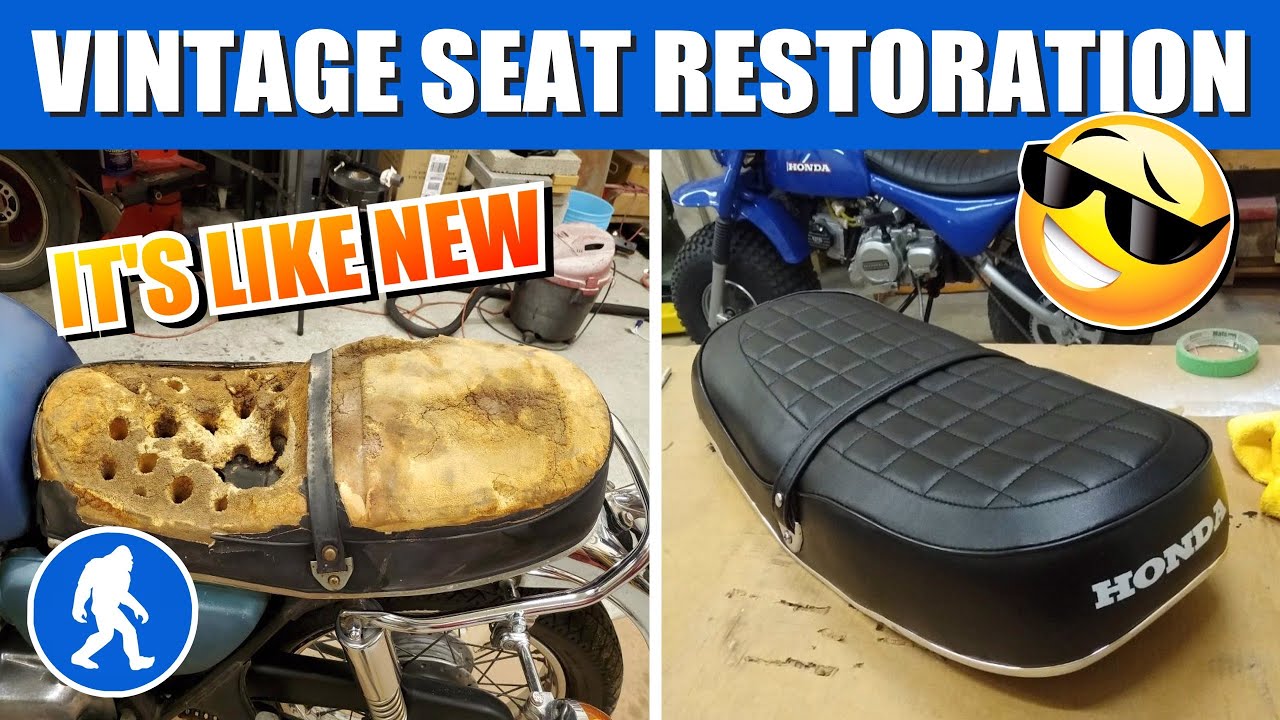 БЮДЖЕТНАЯ реставрация сиденья винтажного мотоцикла — ЧАСТЬ 1