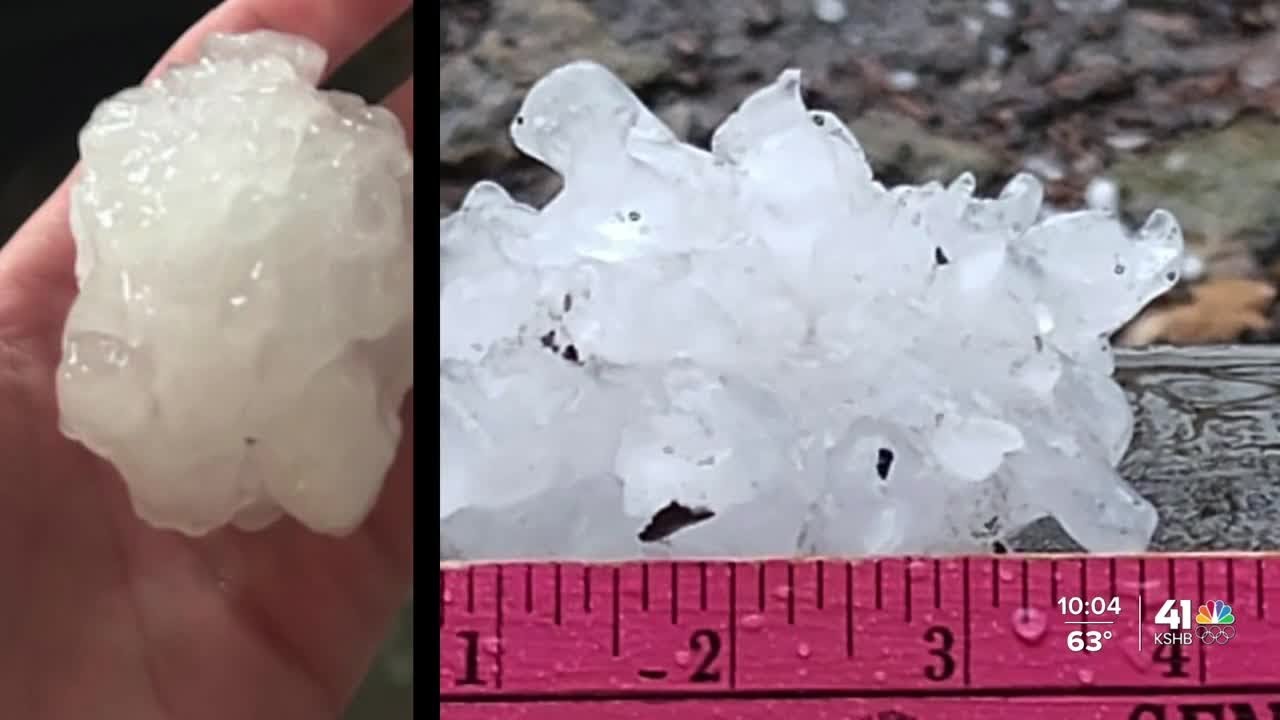 KSHB 41 reporter Braden Bates spent Tuesday night covering storms moving through the area