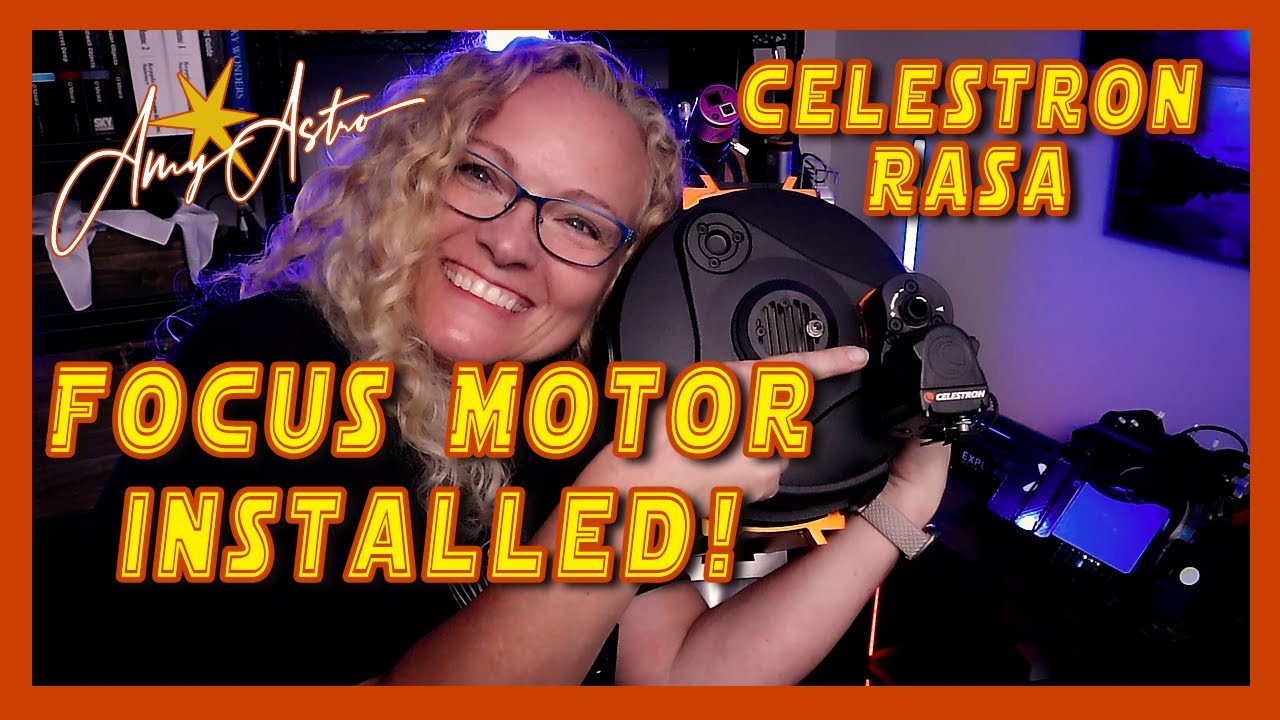 Installing a Celestron Focus Motor on a RASA.  Detailed Instructions