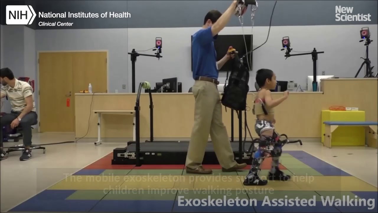 Robot suit helps children with cerebral palsy to walk better