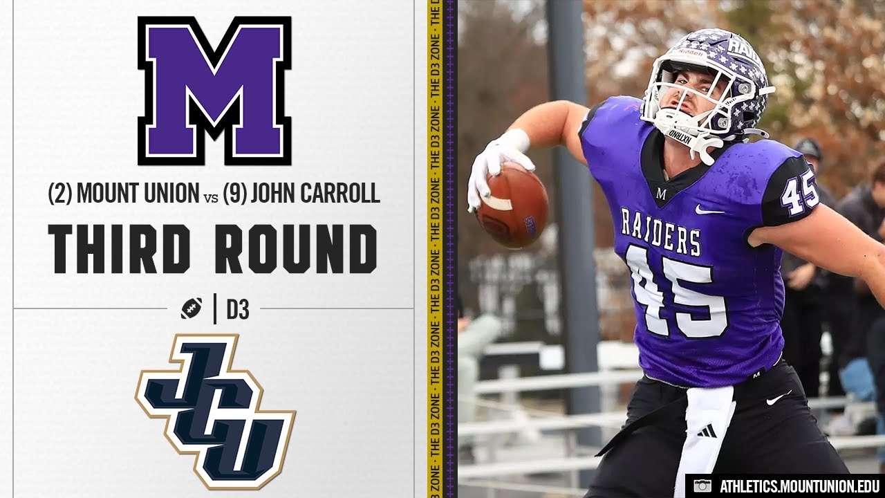 #2 Mount Union vs. #9 John Carroll Highlights (AMAZING GAME) | D3 Football Playoffs 2025