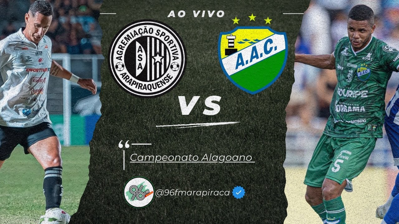 ASA X CORURIPE | AO VIVO | CAMPEONATO ALAGOANO 2026 | 21/01/2026 | 96 FM