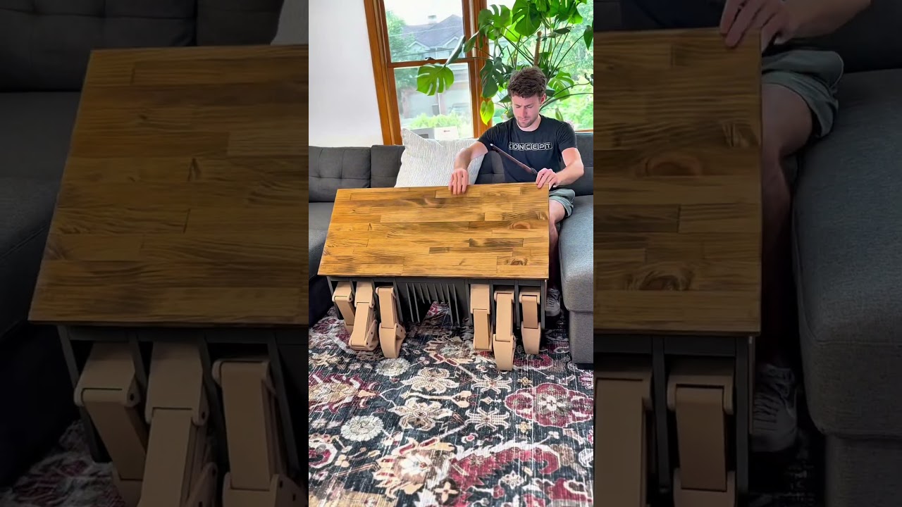 Pojawia się chodzący stolik kawowy 👀 #inżynieria #druk3d #robot