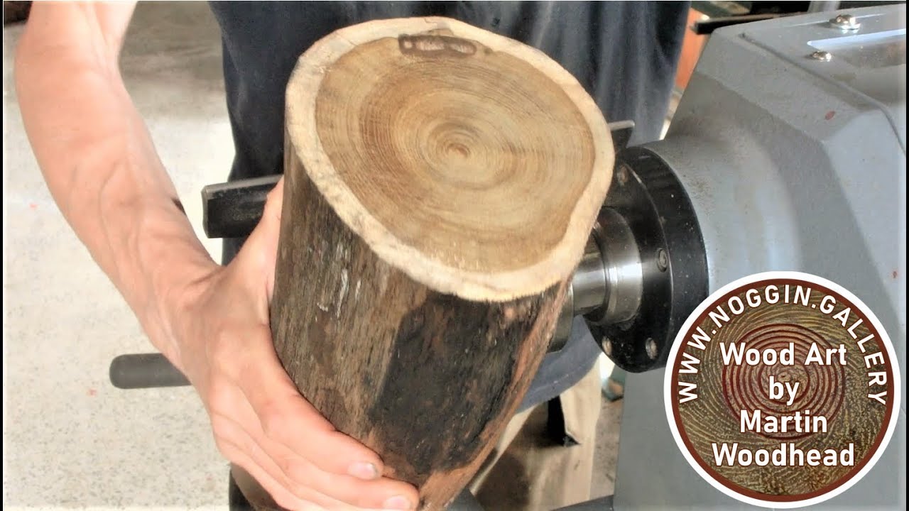 Woodturning - Laburnum Log Bowls