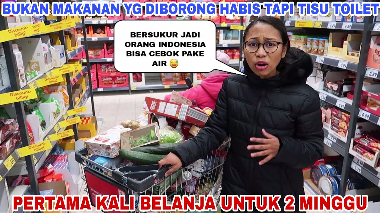 KEADAAN SUPERMARKET DI TEMPAT TINGGAL KAMI DI JERMAN