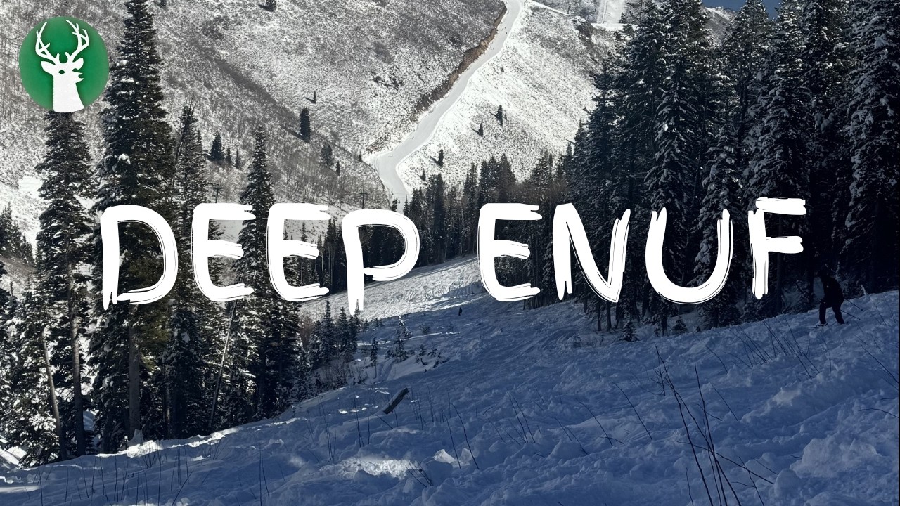 Skiing Revelator's DEEP ENUF Run at Deer Valley (NEW)