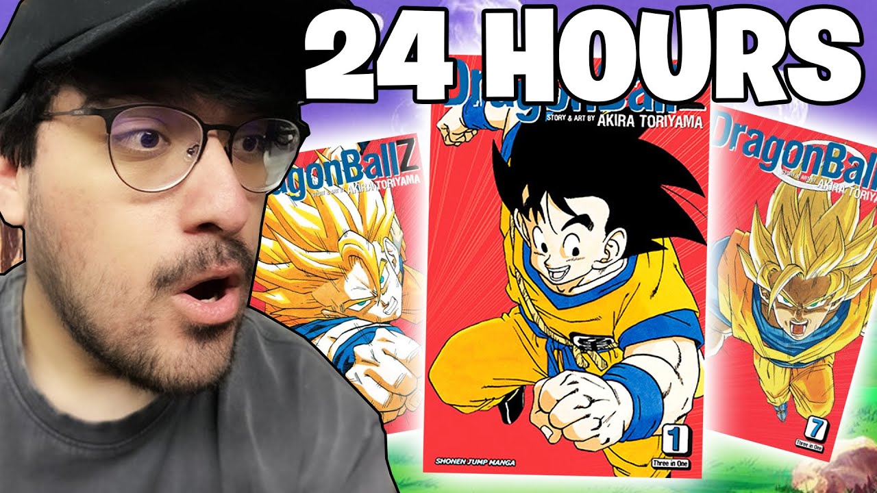 I Spent 24 Hours Reading DRAGON BALL Z