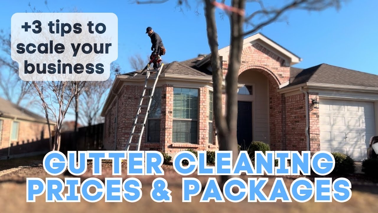 How I Price Gutter Cleaning Jobs for Maximum Profit (Real Example!)