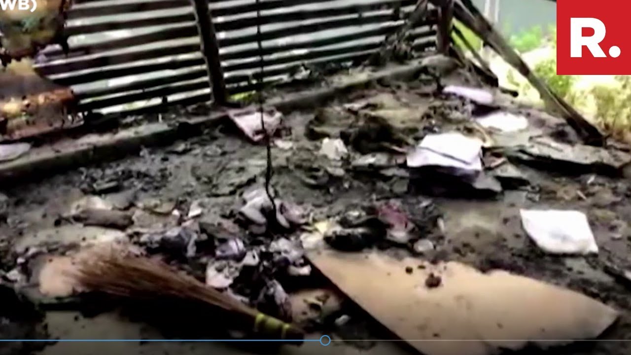 Shocking: TMC Office Set Ablaze In Shitla Danga Area, Fire Tenders Rush To Spot