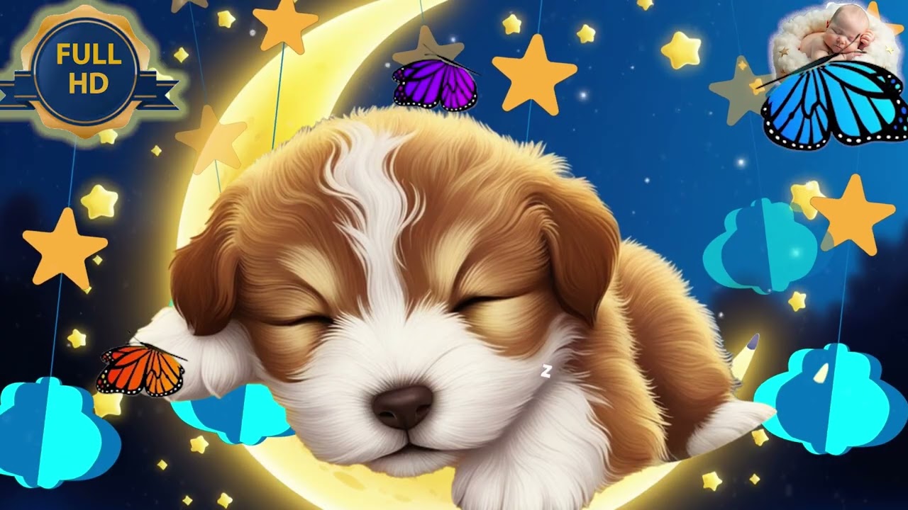 gentle lullaby music for baby Relaxing Sleep Music for Peaceful Nights || Child Glow lullaby music