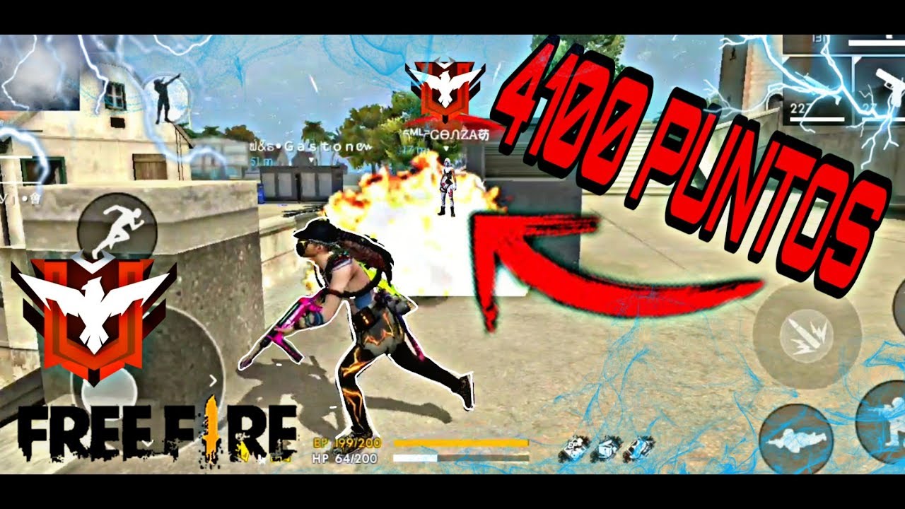 LE SALVO LOS PUNTOS A UN TOP GLOBAL DE 4100 PUNTOS CON 15 KILS // FREE FIRE