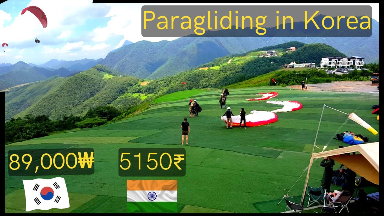 Paragliding in Korea🇰🇷 /You can never miss this Tourist spot.@NagaKorean Family 나가한국 가족