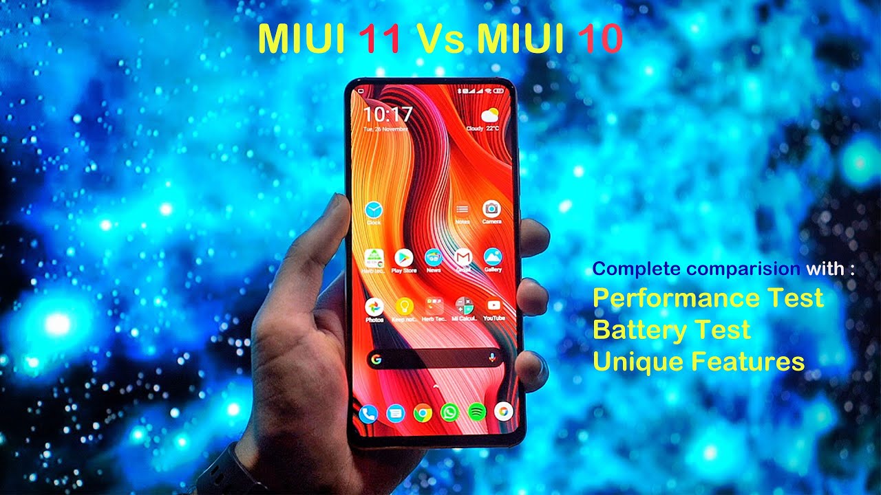 MIUI 11 Vs  MIUI 10 Comparing Performnace, Battery, Features | Tested on 2 Redmi K20 Pro Together!