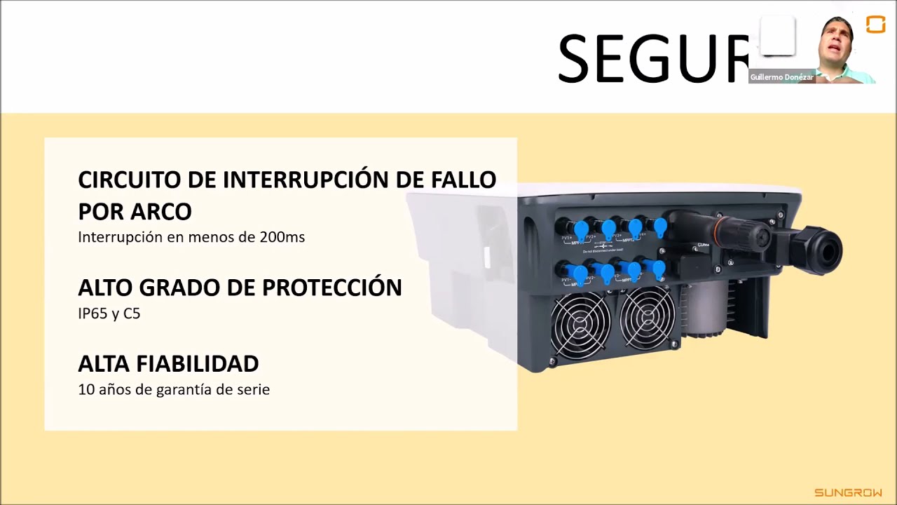 Inversor trifásico RT de Sungrow. SG-RT