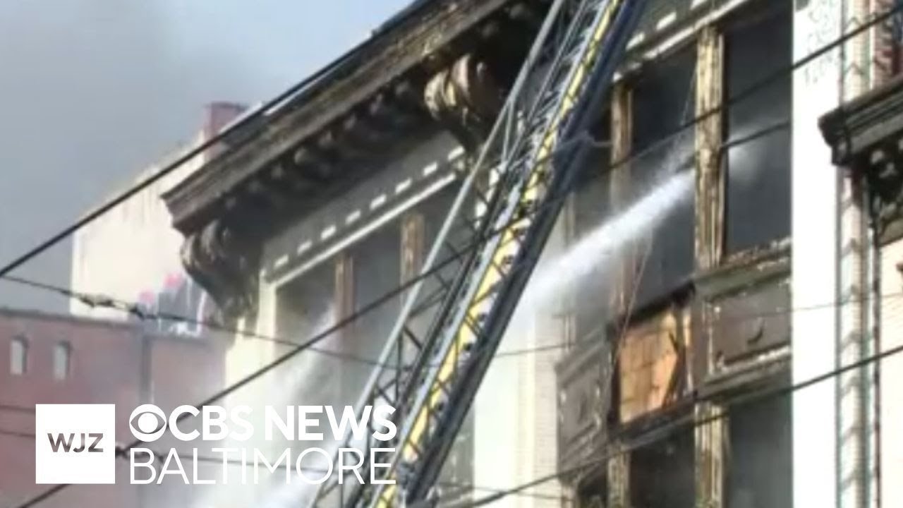 Massive fire at vacant downtown Baltimore building is contained