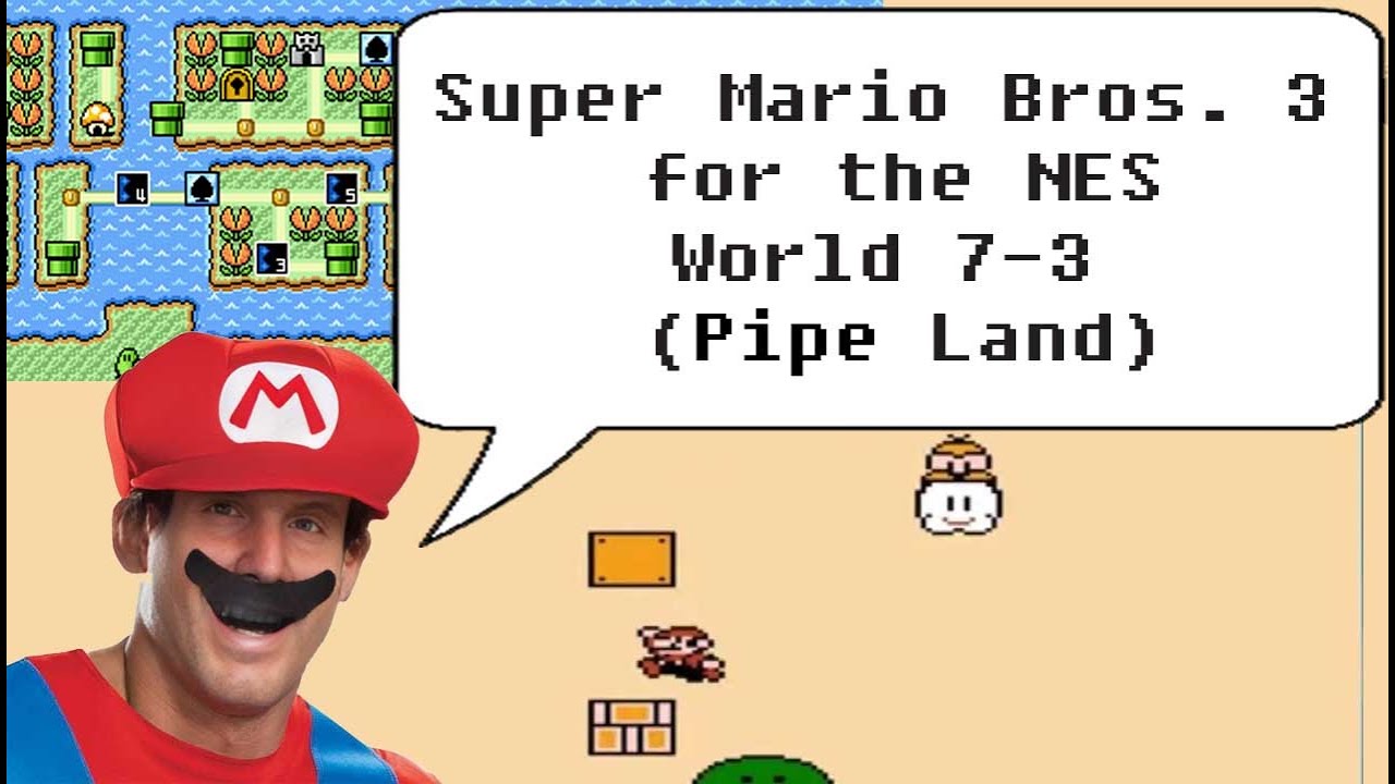 65 (WORLD 7-3 - Pipe Land) Let's Play: Super Mario Bros. 3 (NES) #retrogaming