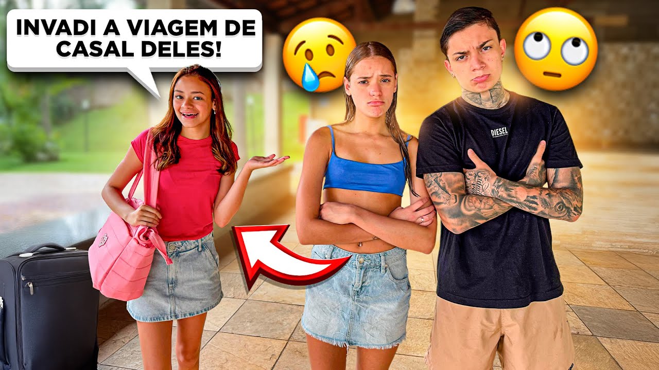 INVADI A VIAGEM DE CASAL DA MINHA IRMÃ COM O NAMORADO!! *eles surtaram*