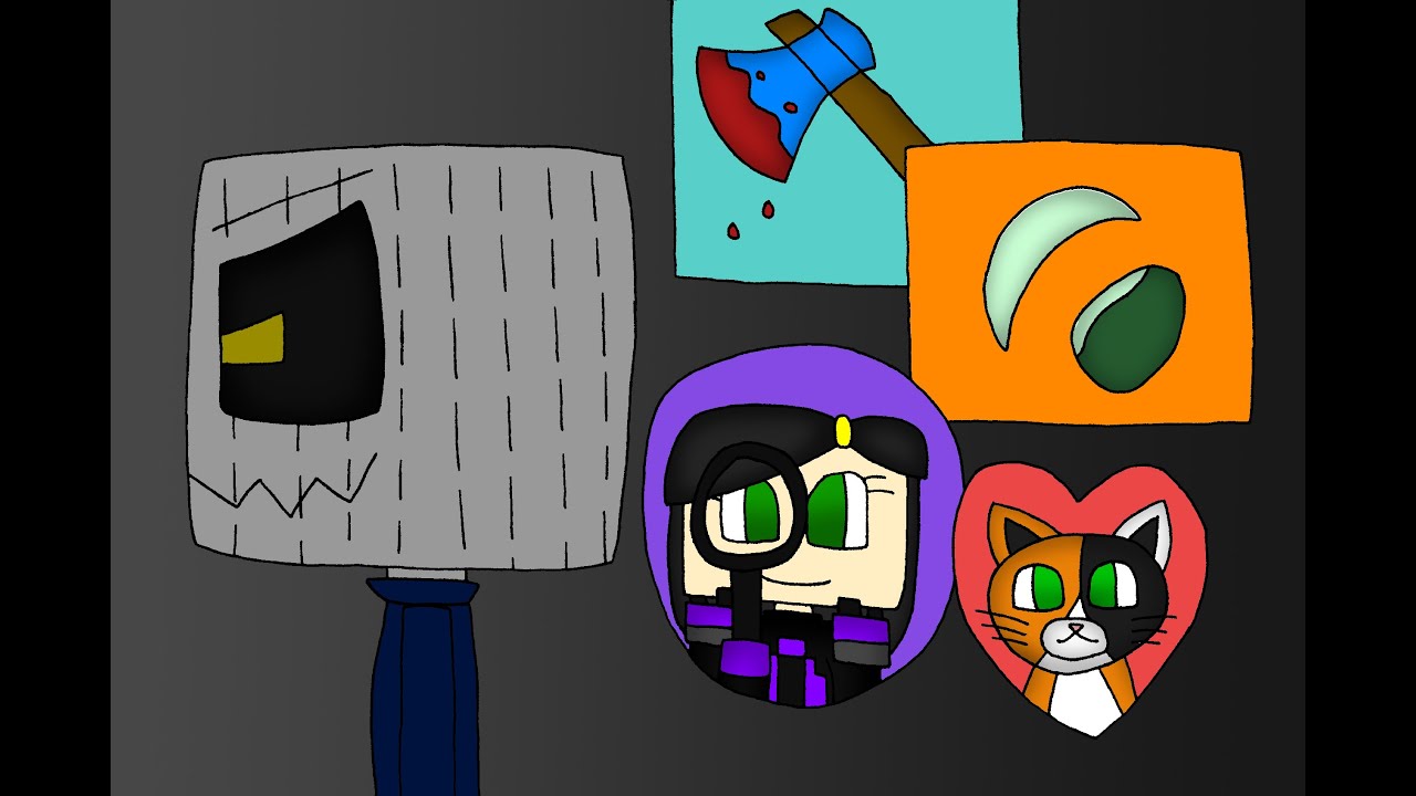 Speed Art - A Murderer is on the Loose! (Minecraft: Story Mode Speed Art)