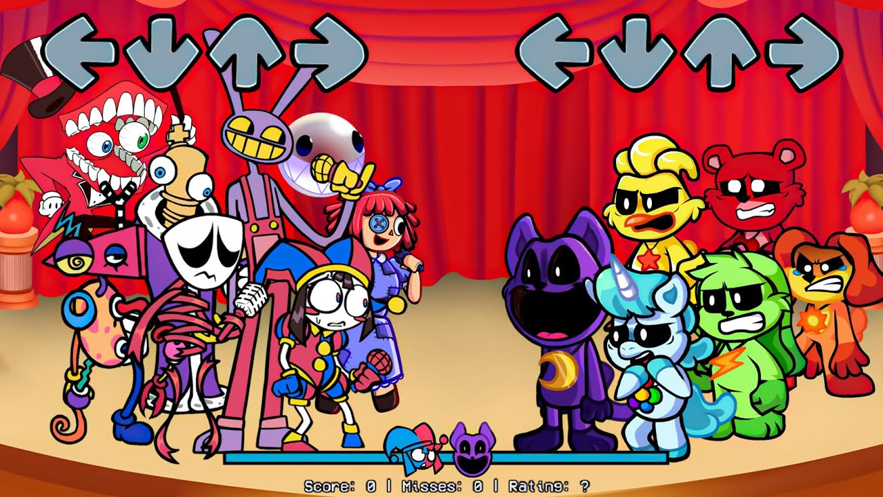 FNF NEW Amazing Digital Circus Episode 2 VS Smilling Critters Sings Digitalizing | Pomni & Catnap