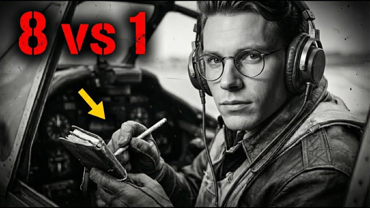 Se Burlaron del Erudito en un P-51, hasta que su truco matemático venció a 8 FW-190 a la vez