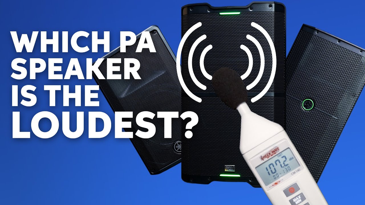 How Loud Do PA Speakers Get? PA Speakers Tested!
