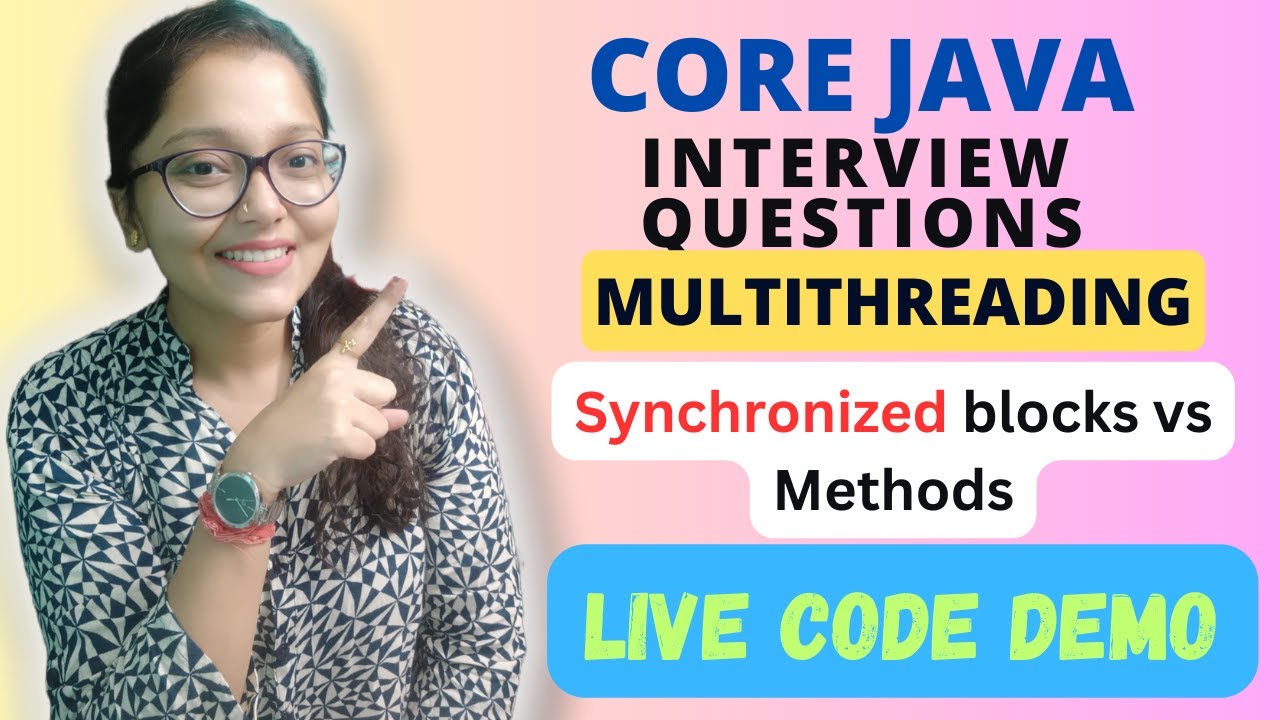 Core JAVA : Synchronized blocks vs methods | How to prevent Race Conditions | Bank Account Code Demo