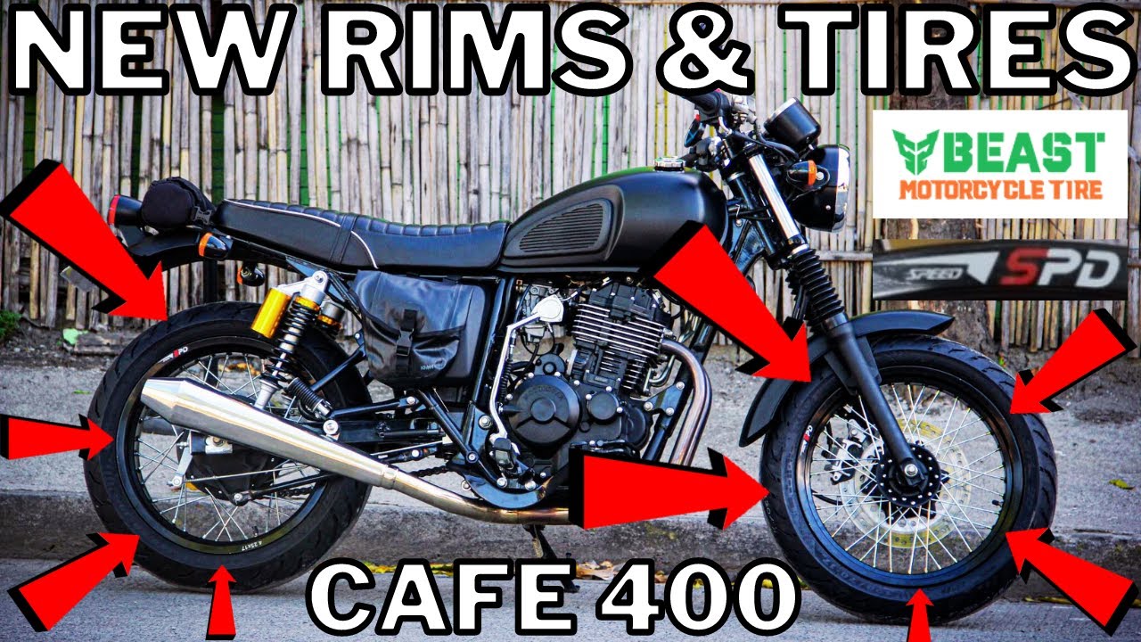 Motorstar Cafe 400 | Beast Tires | SPD Rims | Mission Classic Parts