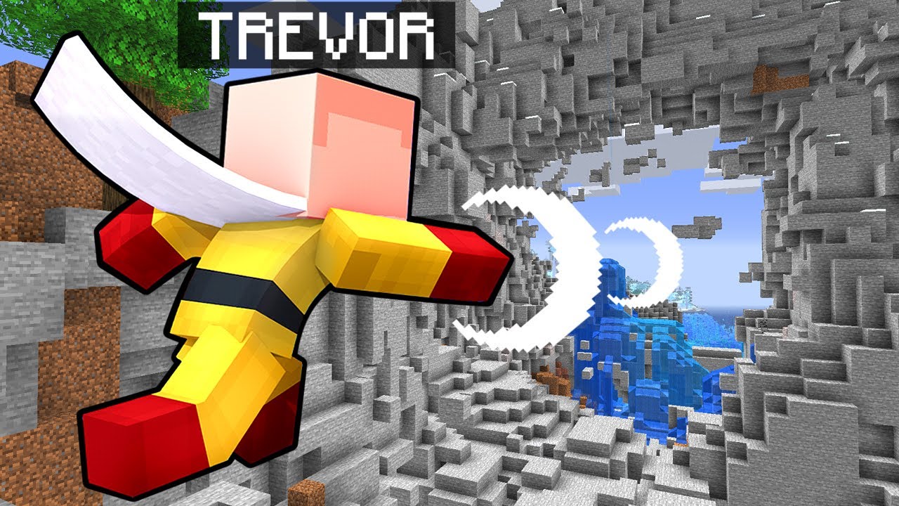 TREVOR é o SAITAMA no Minecraft por 24 HORAS !