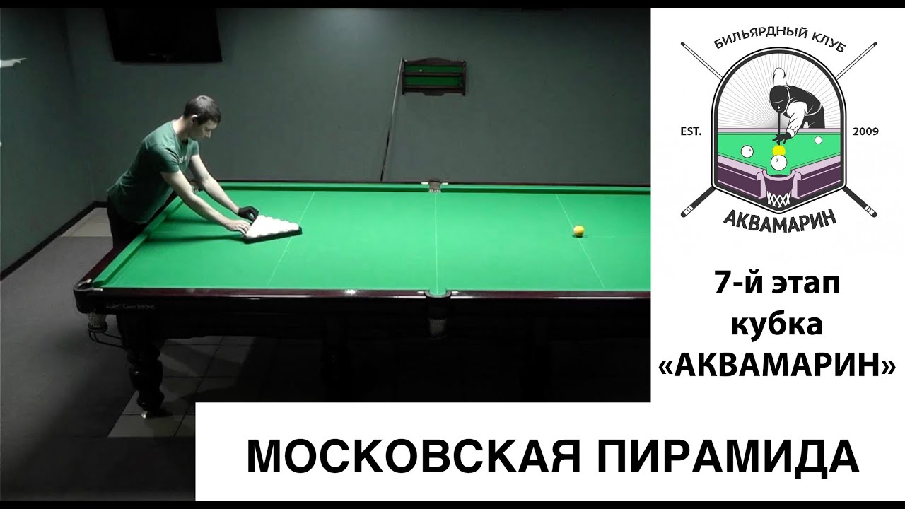 Петровичев Никита – Скляров Виктор | 7- й этап Кубка БК «Аквамарин» по пирамиде