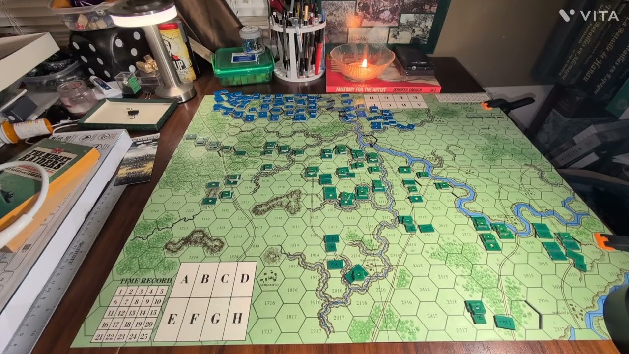 Borodino 1812 comparison GDW vs Yaquinto:  YPI French 6:00 turn 