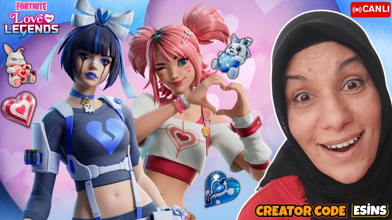 ♥️KALP KARDEŞLER Paketi Fortnite Mağazada | Battle Royale CANLI