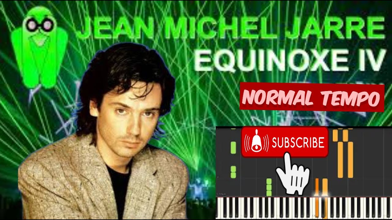 Jean Michel Jarre - Equinoxe 4 (Normal) Piano Tutorial Sythesia