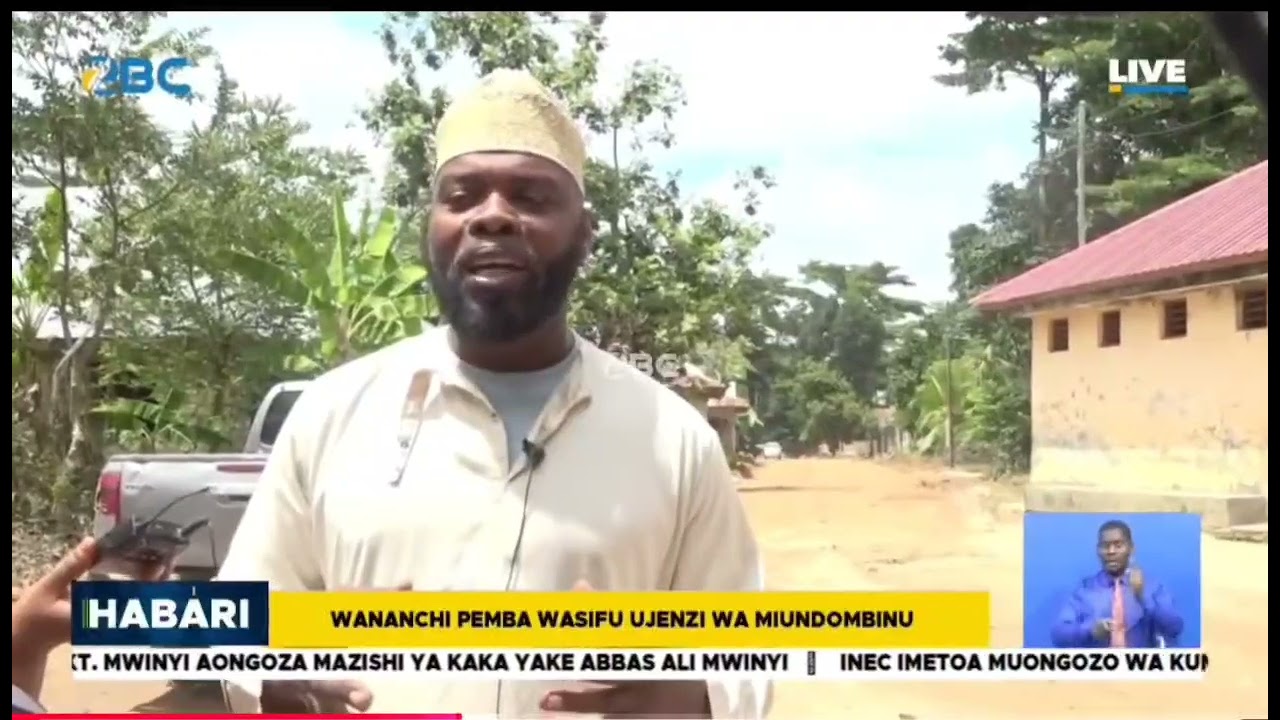 ZIARA YA MKURUGENZI MTENDAJI WAKALA WA BARABARA PEMBA