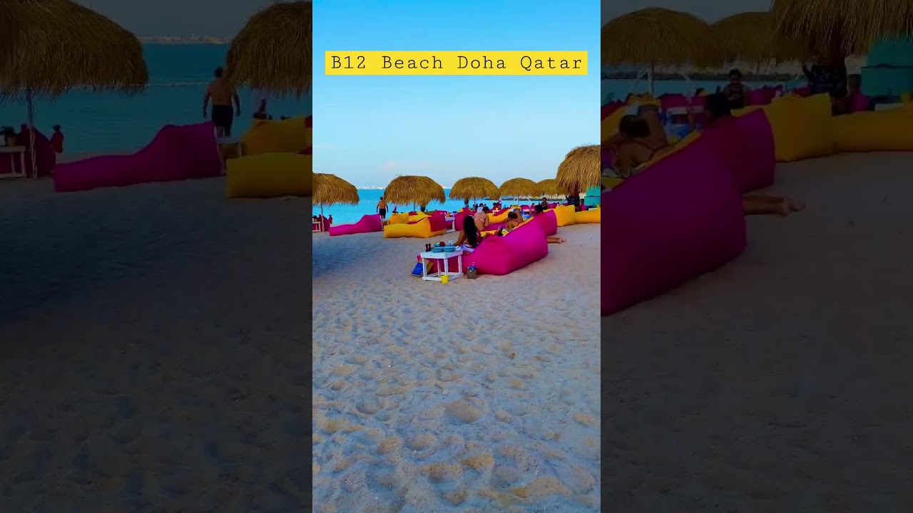 Lusail city B12 Beach Club Doha Qatar #shorts #qatar2022 #qatar #doha
