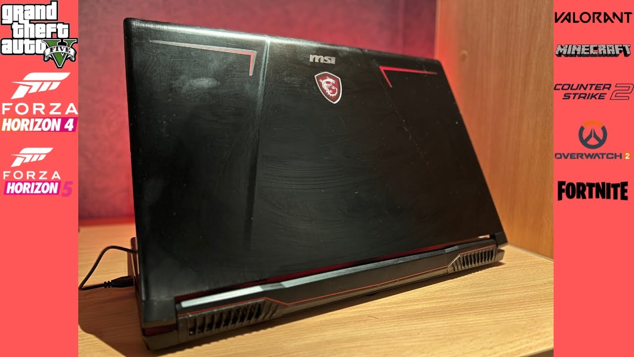 MSI Leopard GP73 Gaming Test : I7 8750H - GTX 1060 6GB - 16GB RAM