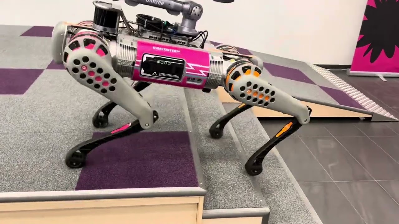 Integration of Quadruped Robot Unitree B1 with a Robotic Arm Unitree Z1.
