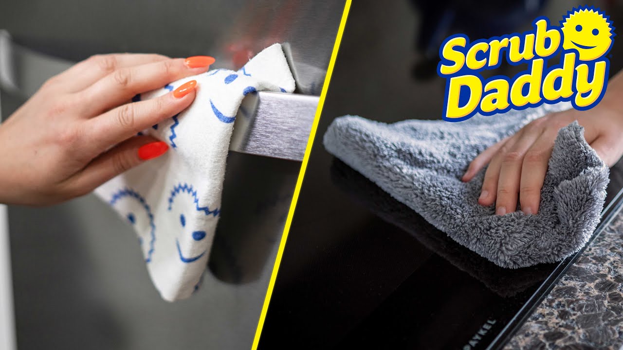 Why Scrub Daddy Streakless & Microfiber Cloths Are BETTER Than Paper Towels✨