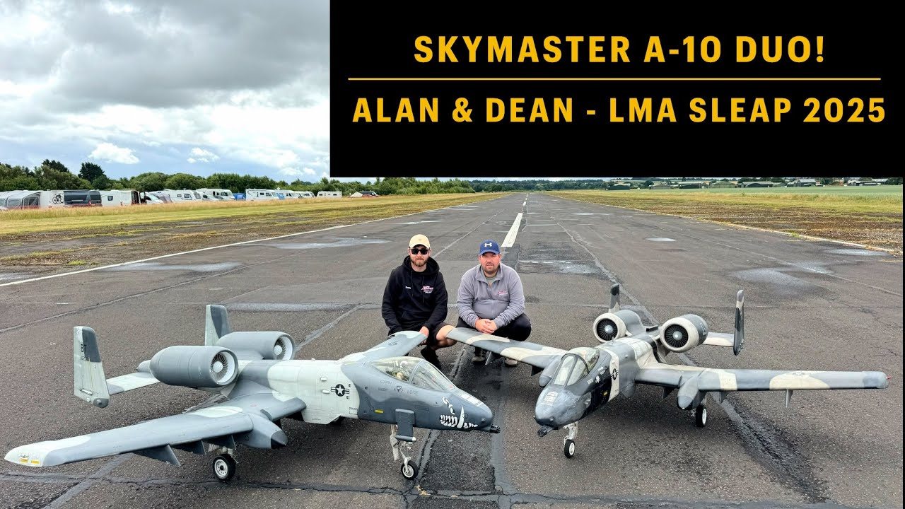 RC Twin-Turbine A-10 Tankbuster’s Flying in Formation! Alan & Dean - LMA Sleap 2025