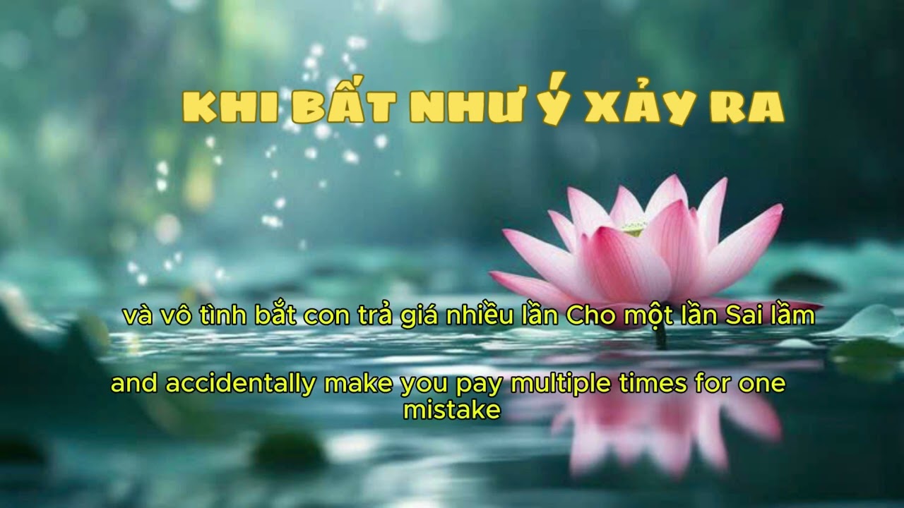 KHI BẤT NHƯ Ý XẢY RA.
