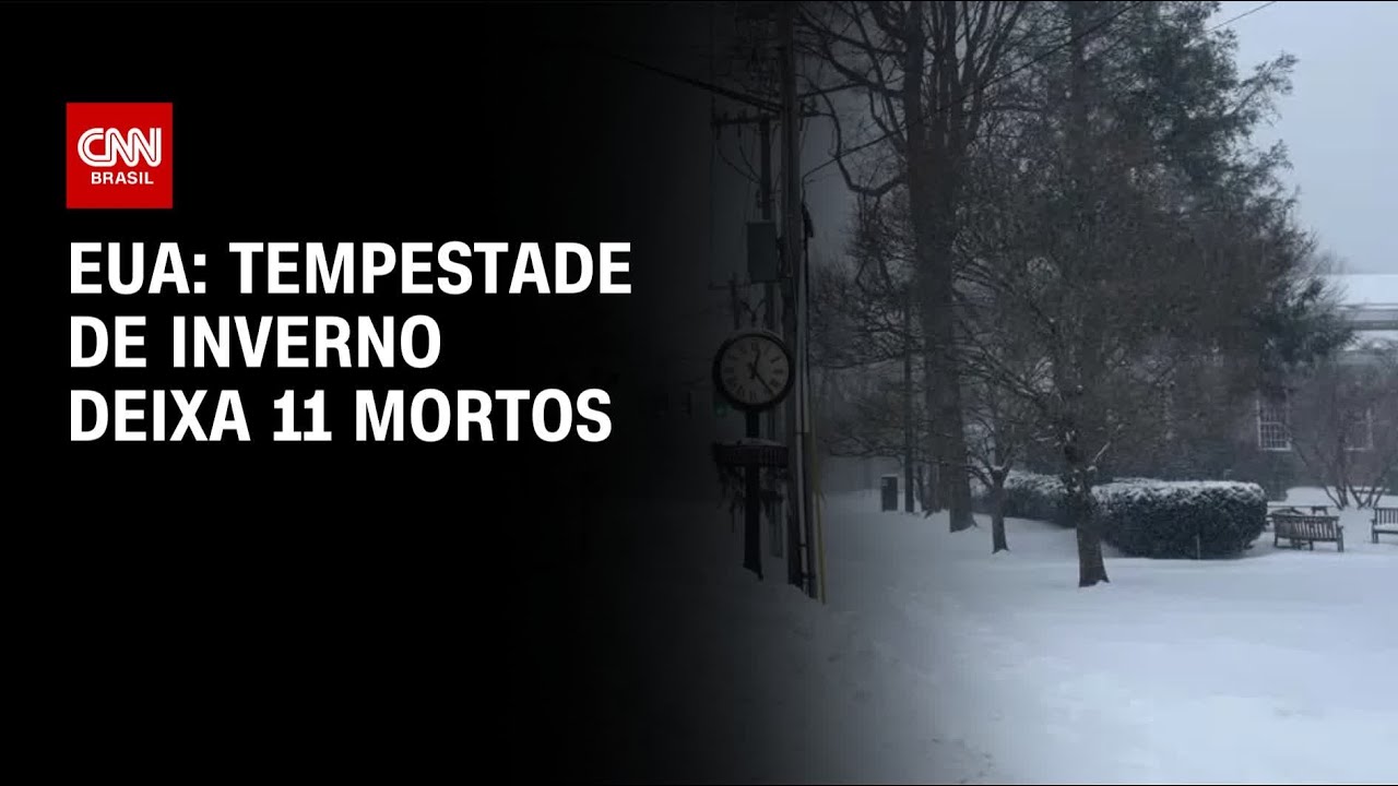 Tempestade de inverno deixa 11 mortos nos EUA | CNN NOVO DIA