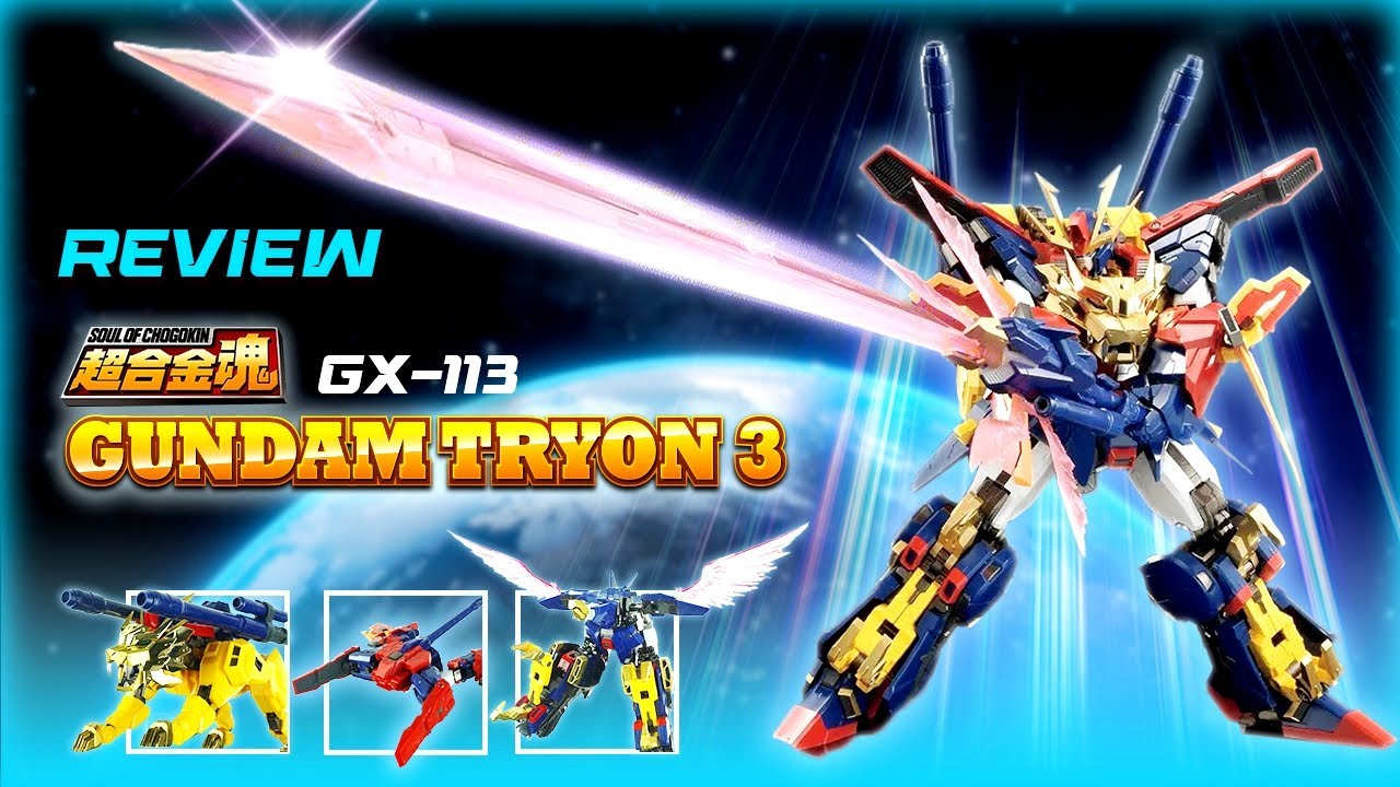 Review SOUL OF CHOGOKIN GX-113 Gundam Tryon 3