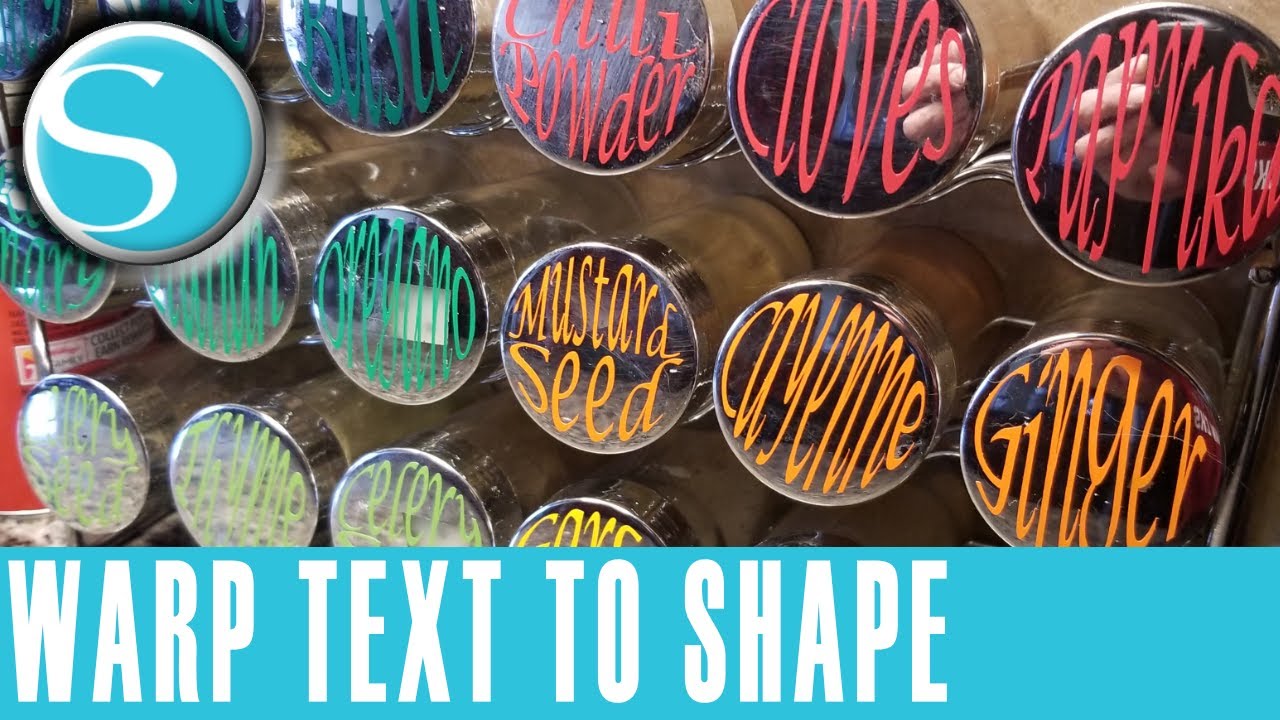 Warp Text To Shape - Silhouette Studio