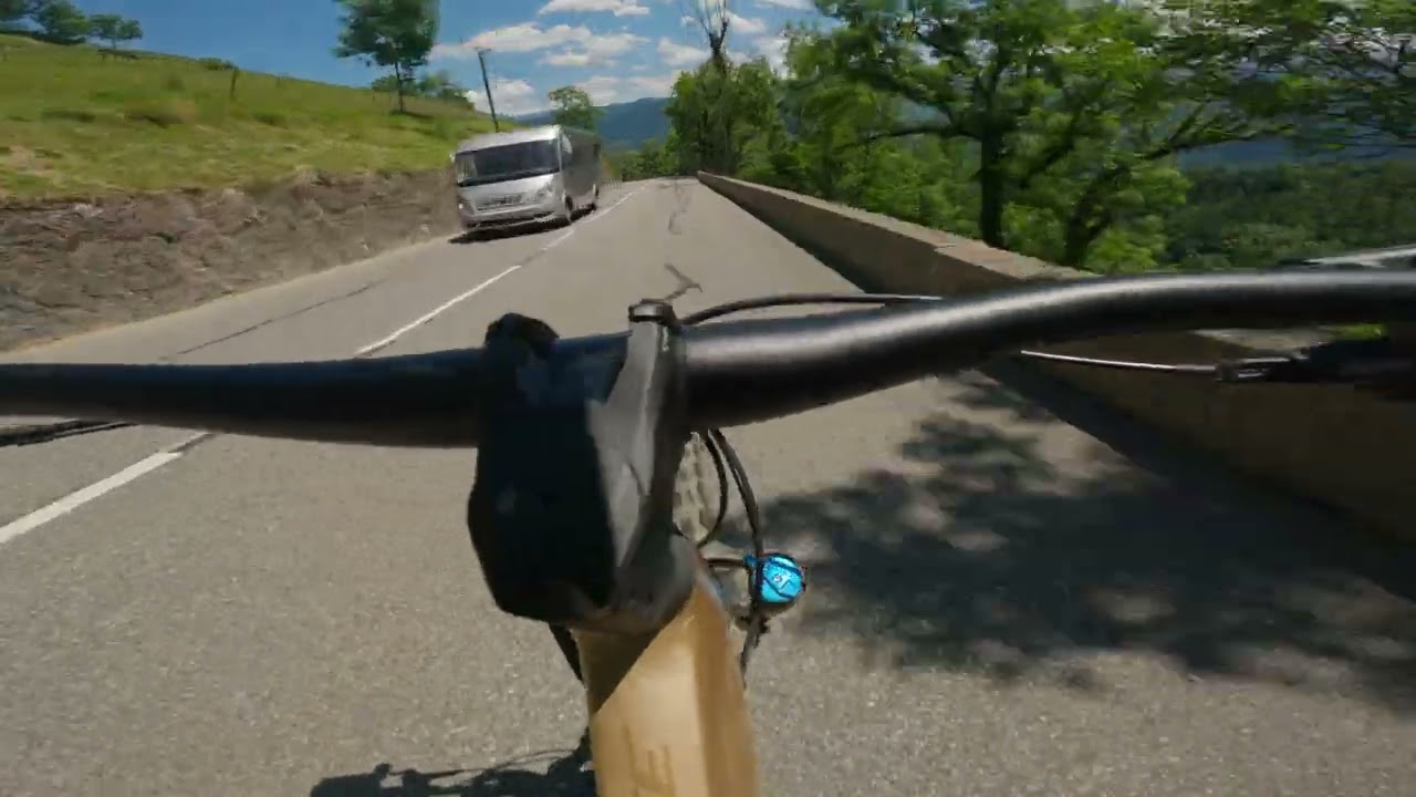 Tour de france on an MTB ;)