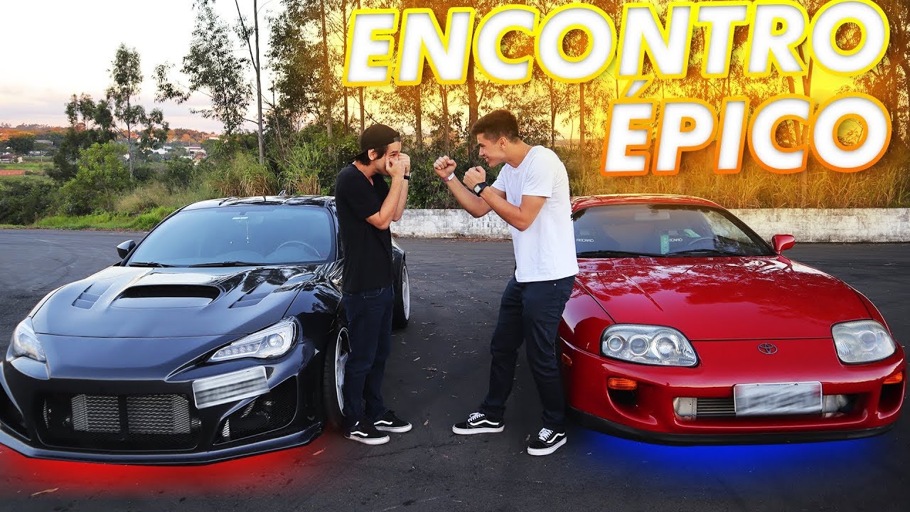 TOYOTA SUPRA E SUBARU BRZ ACELERANDO NA PISTA! (Tiago Romano)
