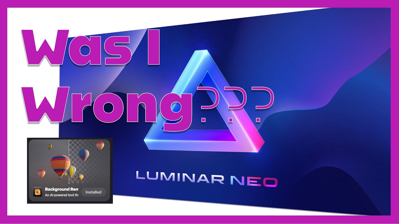 Luminar Neo Background Removal AI - Is It Any Good?