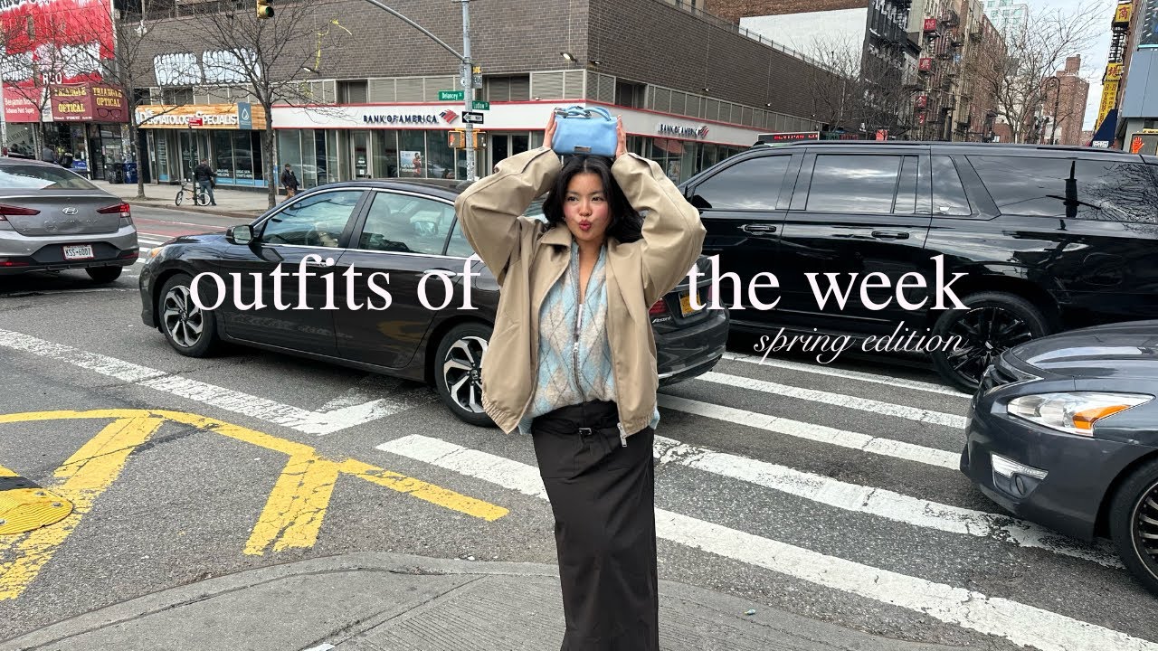 spring outfits in nyc (*ᴗ͈ˬᴗ͈)ꕤ*.ﾟ