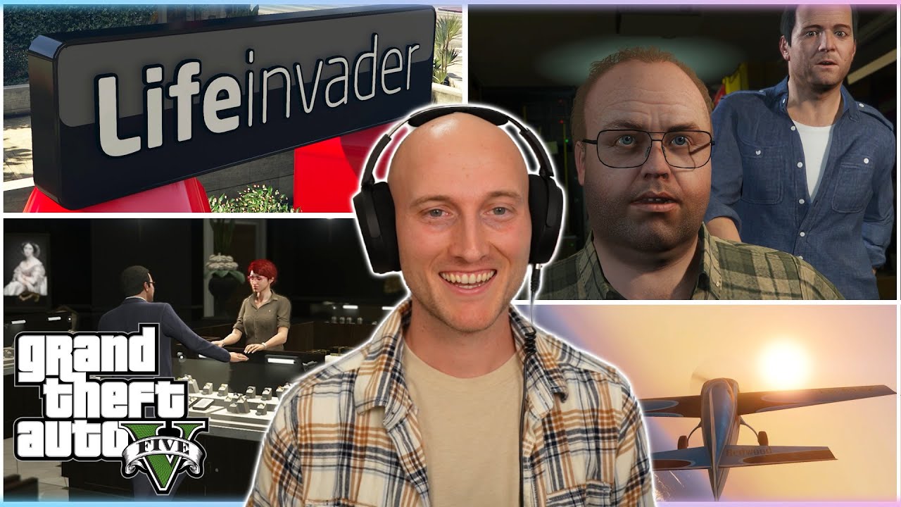 Lester, Life Invader, and Planning Jewel Heist?! - Grand Theft Auto V Blind Playthrough Pt. 3